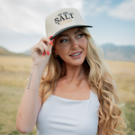 Salt & Seek Originals Snapback Hat (Cream/Black)