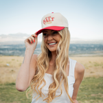 Salt & Seek Originals Snapback Hat (Cream/Red)