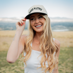 Salt & Seek Upside Down Snapback Hat (Cream/Black)