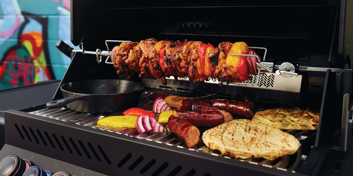 Casual Barbecue & Fireplace