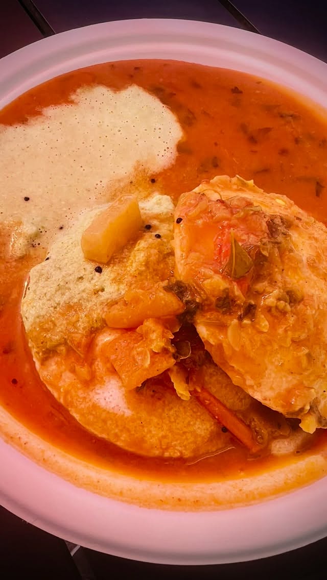 Idli with sambar and chutney at Sri Annapoorani in South Jordan